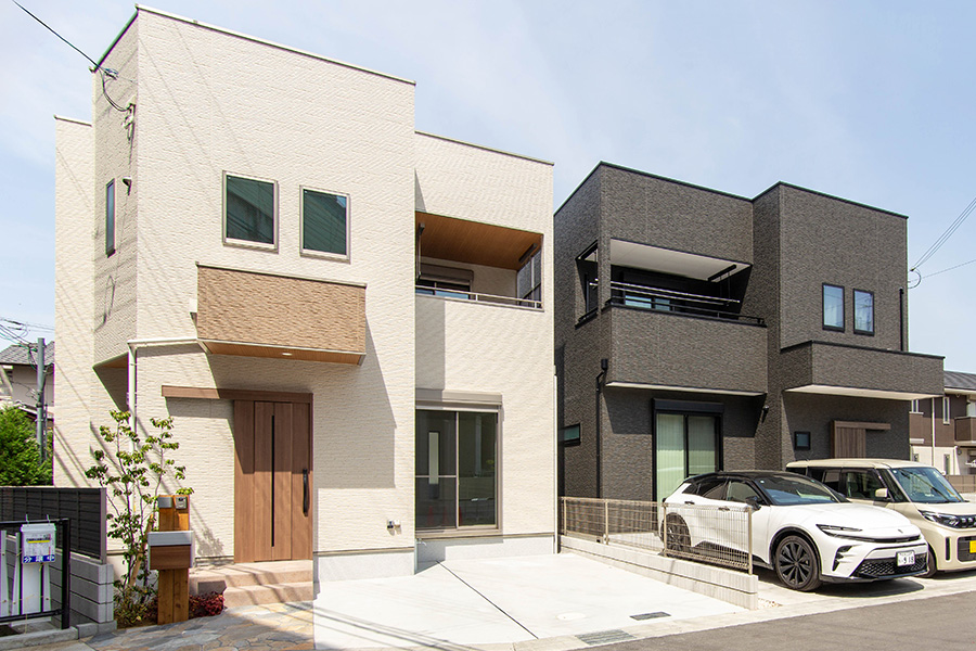 藤井寺市沢田1号地モデルハウスの外観写真